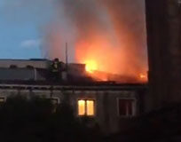 A fuoco l’ospedale di Venezia