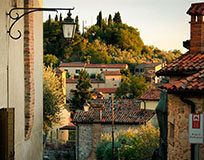 L’incanto di Arquà, per le vie del borgo