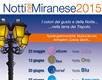Tutte a colori le notti nel miranese