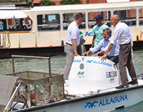 Canal Grande: torna la raccolta dei rifiuti galleggianti