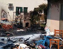 Scoppia una bombola di gas: 4 feriti