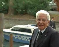 Mattarella a Venezia: “Amo il cinema”