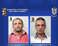 Armi in un capannone, arrestati due italiani