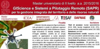 Master UNIPD in GIS e droni