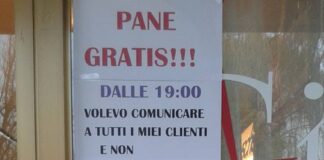 Il pane di Giulia gratis tutte le sere