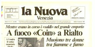 Venezia, 17 gennaio 1986: 30 anni fa il rogo di Coin. Una ferita ancora aperta per troppe famiglie