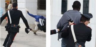 Blitz dei carabinieri ai venditori abusivi