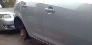 Inarrestabili i furti pneumatici e cerchioni