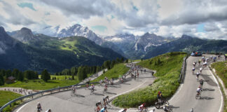 PASSO SELLA : STOP ALLE AUTO I MERCOLEDI’ DI LUGLIO E AGOSTO. SI SALE SOLO IN BICI O IN PULMINO