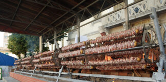 PIEVE DI SOLIGO ENTRA NEL GUINNES DEI PRIMATI. DEL PAESE DEL SOLIGO LO SPIEDO PIU’ GRANDE AL MONDO