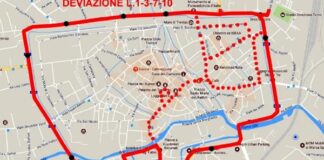 Mom cambia le linee 1-3-7-10 in centro storico a Treviso. Cambiamento temporaneo per le festività natalizie.