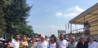 Ciclismo : Grande successo ieri ad Arcade per il Giro delle Prese, gara juniores. Vittoria del tricolore Samuele Rubino