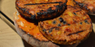 Burgher allo Zahatar con fagioli rossi