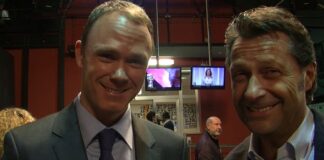 In esclusiva per noi alla presentazione al Giro d’Italia il duetto Chris Froome – Fausto Pinarello