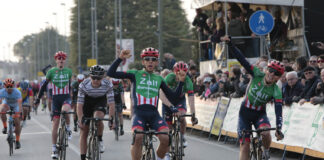 Ciclismo. Prima vittoria per la Zalf. A Mareno sfreccia Zanoncello, cugino di Elia Viviani
