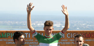 Marco Frigo (Zalf Euromobil Fior) è campione italiano under23 ciclismo su strada