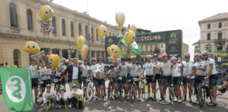 Agricoltori in bici per promuovere la sostenibilità