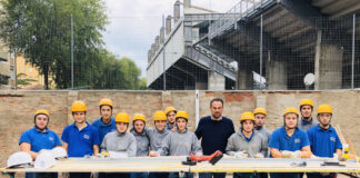 Tenni, un cantiere per i ragazzi della Scuola Edile