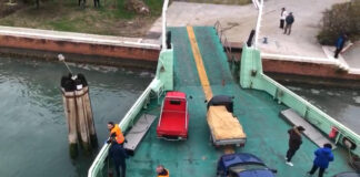 Oggi nuova corsa del traghetto Sant’Erasmo Forte Massimiliano-Lido San Nicolò