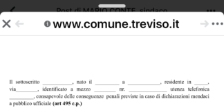 Consiglio comunale straordinario: ecco il modulo per gli spostamenti