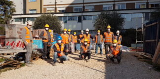 Ospedale di Vittorio Veneto, l’impegno degli edili