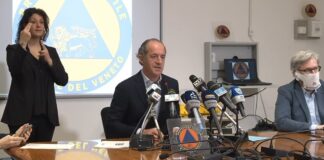 Zaia: “Il 4 maggio è una deadline. E’ sud contro nord, non il contrario” Conferenza stampa Zaia