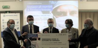 Un maxi assegno da CMB per l’Ulss2 Marca Trevigiana