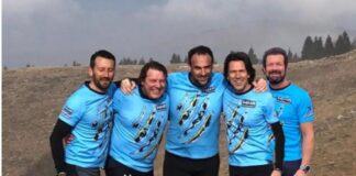 Mario Conte runner notturno per la raccolta fondi solidale