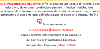 Continuano le consulenze gratuite del Servizio di Progettazione educativa