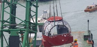 Rimossa l’Ovovia sul Ponte della Costituzione Rimozione Ovovia