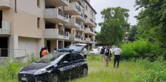 Sgomberate dalla Polizia locale le palazzine in costruzione di via Sansovino a Mestre Sgombero palazzine