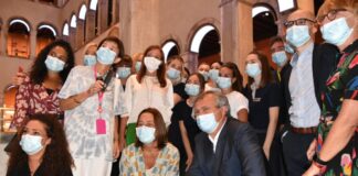 Il Fondaco dei Tedeschi ha riaperto Brugnaro alla riapertura del Fondaco dei Tedeschi