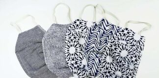 Obbligo di mascherine anche all’aperto in occasione delle fiere e mercatini invernali mascherine in tessuto (foto di repertorio)