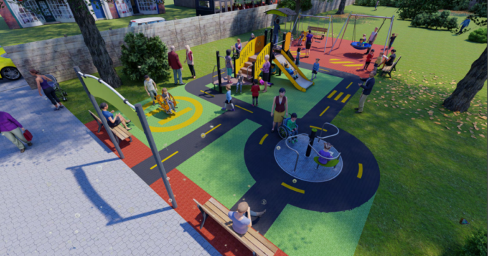 progetto parco giochi inclusivo a Mirano