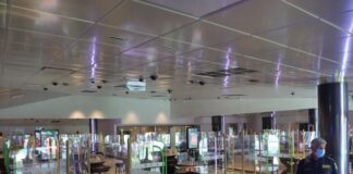 Ca’ Noghera: presentata la nuova sede del Casinò dopo i lavori di ampliamento L'interno ristrutturato della sede di Ca' Noghera del Casinò di Venezia