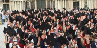 Stop al corso di laurea in tecniche di radiologia medica, il PD chiede spiegazioni alla Regione Il giorno della laurea in piazza San Marco©Andrea Pattaro/Vision