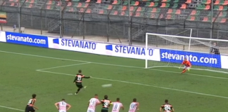 Venezia FC – LR Vicenza 1-0 Il calcio di rigore di Aramu
