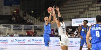 Basket: stasera De’ Longhi contro Dolomiti Energia Trento