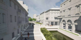 Presentato oggi “Castelvecchio”, il nuovo masterplan per la riqualificazione dell’area dell’ex ospedale Umberto I di Mestre Un momento del video di presentazione del progetto masterplan