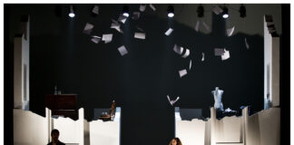 Domani prende il via il recupero della rassegna di prosa del Teatro Toniolo con lo spettacolo “Mi Amavi Ancora” che porta in scena a Mestre gli attori Simona Cavallari ed Ettore Bassi Ettore Bassi e Simona Cavallari in una scena di "Mi Amavi Ancora"