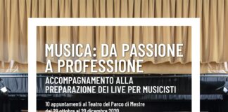 Per i giovani musicisti al Teatro del Parco dal 28 ottobre prende il via il corso “Musica: da passione a professione. Accompagnamento alla preparazione dei live per musicisti”. Open day di presentazione del progetto il 21 ottobre alle 18.30 Musica da passione a professione