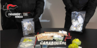 Eraclea, avevano mezzo chilo di marijuana. In due arrestati dai carabinieri