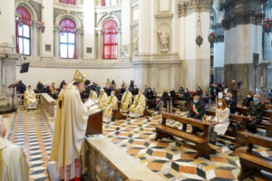 Il Patriarca Moraglia celebra la Messa Solenne nella Basilica della Madonna della Salute