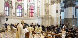 Celebrazioni per la Festa della Madonna della Salute 2021 Il Patriarca Moraglia celebra la Messa Solenne nella Basilica della Madonna della Salute
