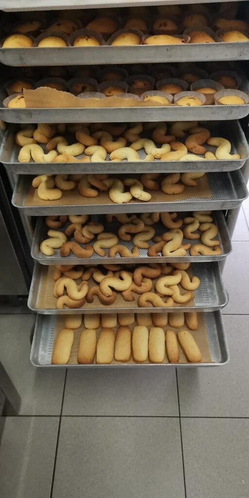 Tipici biscotti veneziani appena sfornati