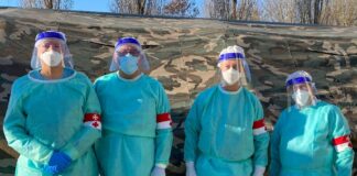 San Donà, al Covid Point i volontari del Corpo militare dell’Ordine di Malta