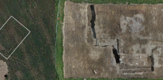 Un grande edificio pubblico riemerge nel sito archeologico di Altino Le fondazioni dell'edificio scoperto ad Altino