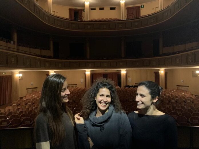 Elena Nico, Claudia Bellemo e Lucia Messina di Febo Teatro