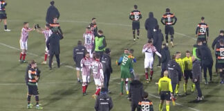 Vicenza-Venezia FC 0-0, i lagunari vicini alla vittoria Vicenza-Venezia FC, i saluti finali in campo