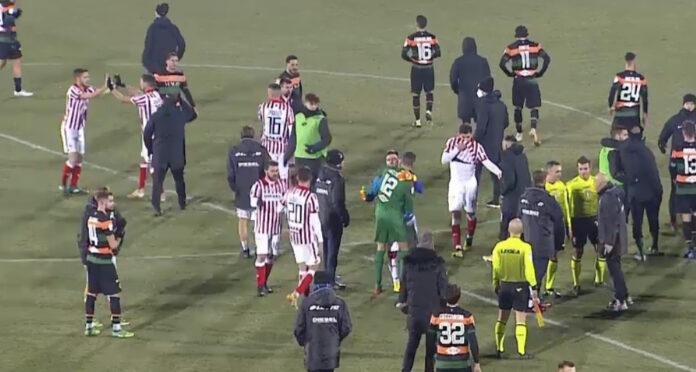 Vicenza-Venezia FC, i saluti finali in campo Vicenza-Venezia FC, i saluti finali in campo